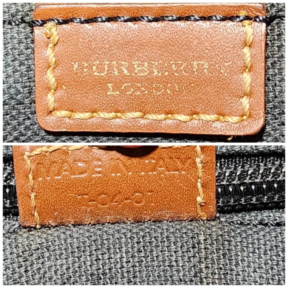 Burberry Beige Black Red Check Crossbody Bag - Picture 15 of 16